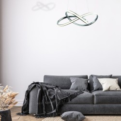 CAPPIO CHROME 36W LED PENDANT LAMP CAPPIO CHROME 36W LED PENDANT LAMP