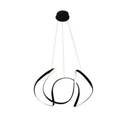 GLOBE BLACK 50W LED PENDANT LAMP