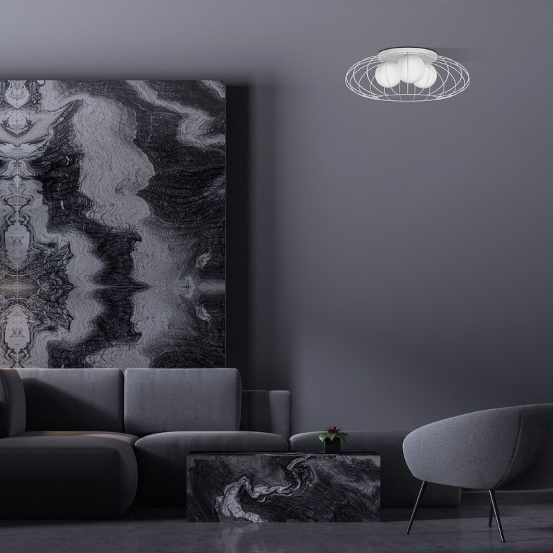 Lampa Sufitowa Kronos 3xE14 Biały Lampa Sufitowa Kronos 3xE14 Biały