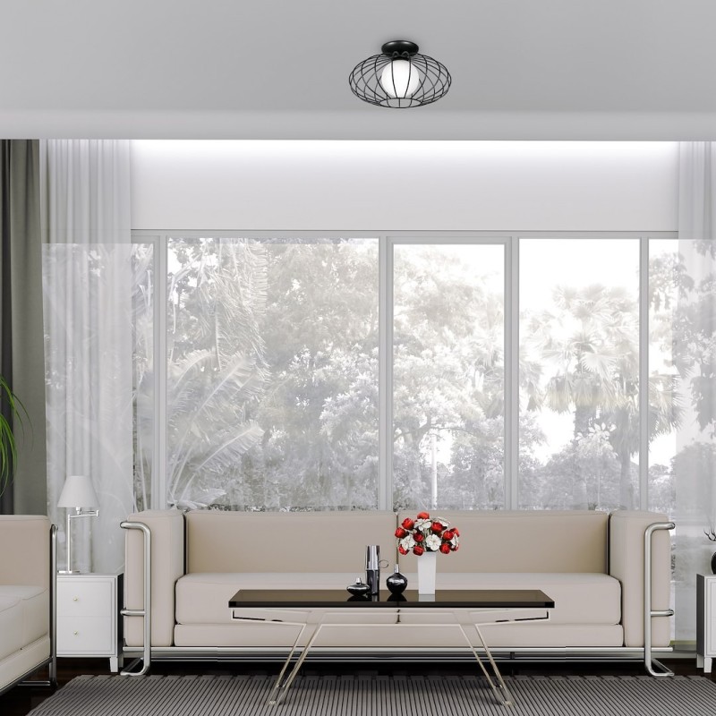 Lampa Sufitowa KRONOS BLACK 1xE14 Lampa Sufitowa KRONOS BLACK 1xE14