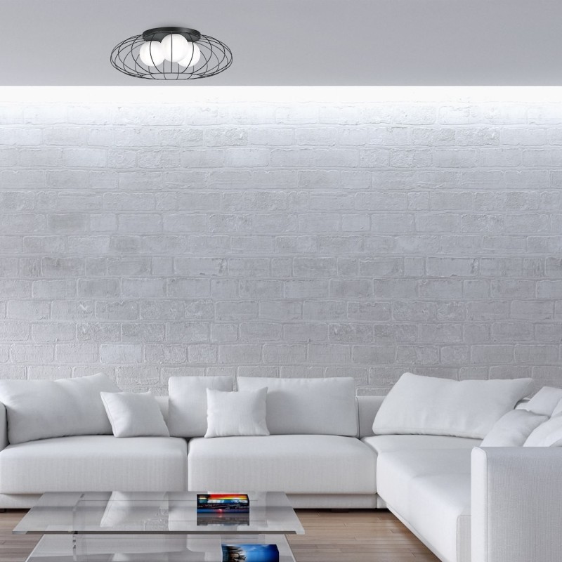 Ceiling Lamp KRONOS BLACK 3xE14 Ceiling Lamp KRONOS BLACK 3xE14