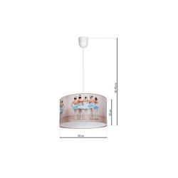 Lampa Wisząca BALLERINA 1xE27 Lampa Wisząca BALLERINA 1xE27