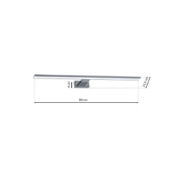 SHINE CHROME Wall Lamp 80cm 15W LED SHINE CHROME Wall Lamp 80cm 15W LED