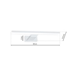 Kinkiet Shine 30cm 7W LED Biały Kinkiet Shine 30cm 7W LED Biały