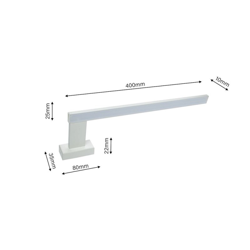 Kinkiet Shine 45cm 11W LED Biały Kinkiet Shine 45cm 11W LED Biały