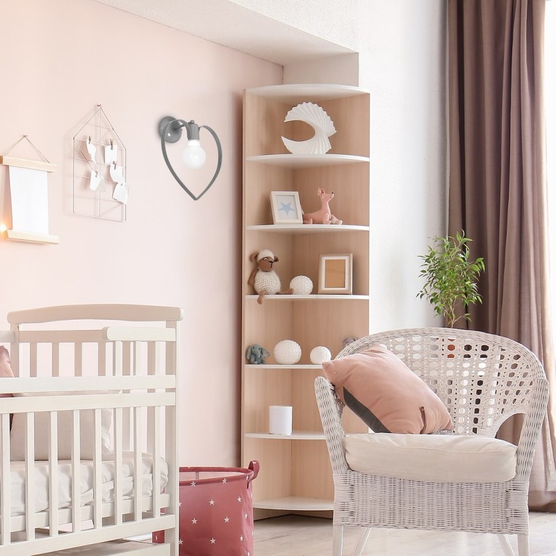 Wandleuchte AMORE GREY 1xE27 Wandleuchte AMORE GREY 1xE27