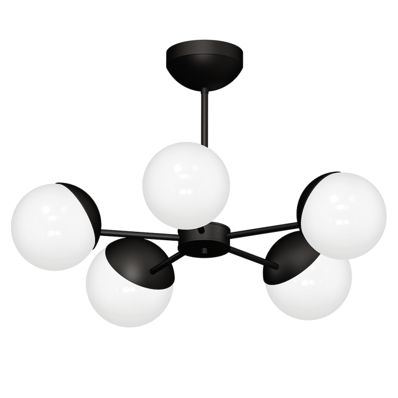 Żyrandol SFERA BLACK 5xE14 Żyrandol SFERA BLACK 5xE14