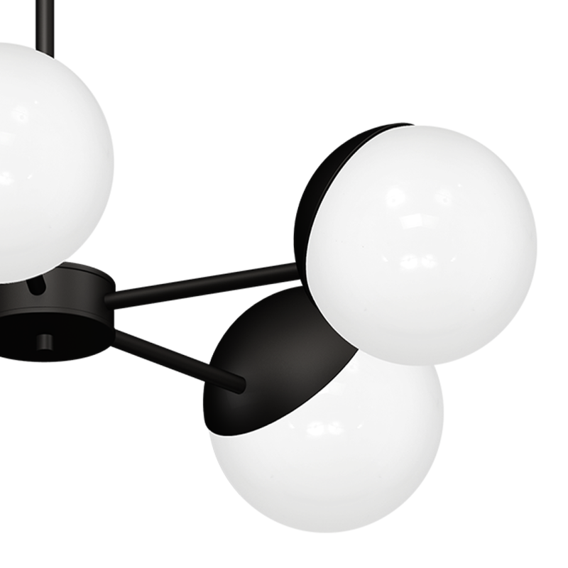 Żyrandol SFERA BLACK 5xE14 Żyrandol SFERA BLACK 5xE14