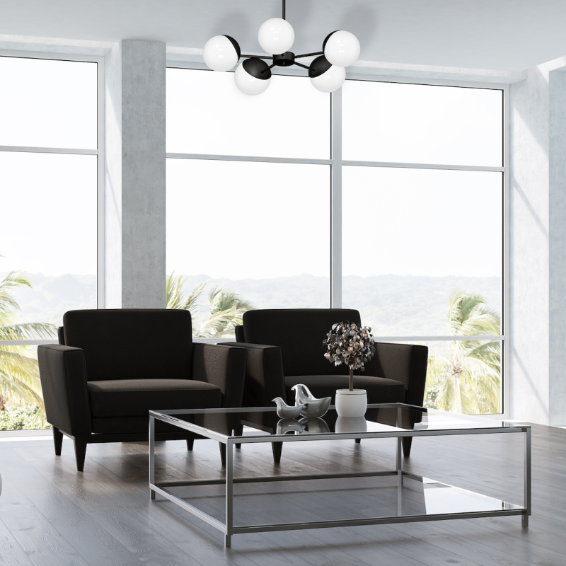 Żyrandol SFERA BLACK 5xE14 Żyrandol SFERA BLACK 5xE14