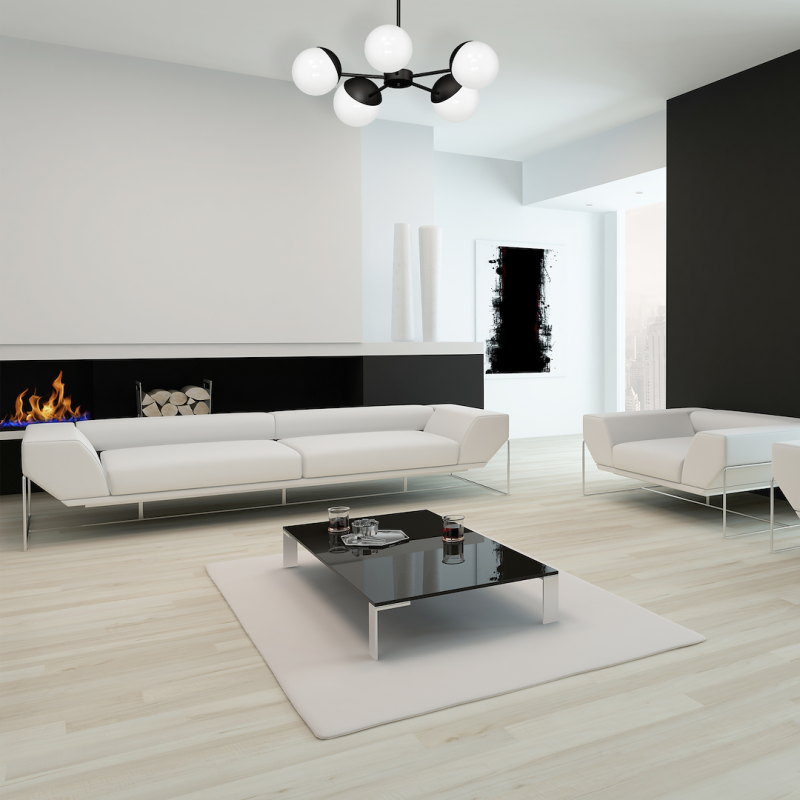 Żyrandol SFERA BLACK 5xE14 Żyrandol SFERA BLACK 5xE14