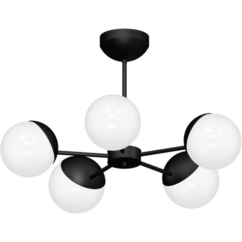 Żyrandol SFERA BLACK 5xE14 Żyrandol SFERA BLACK 5xE14