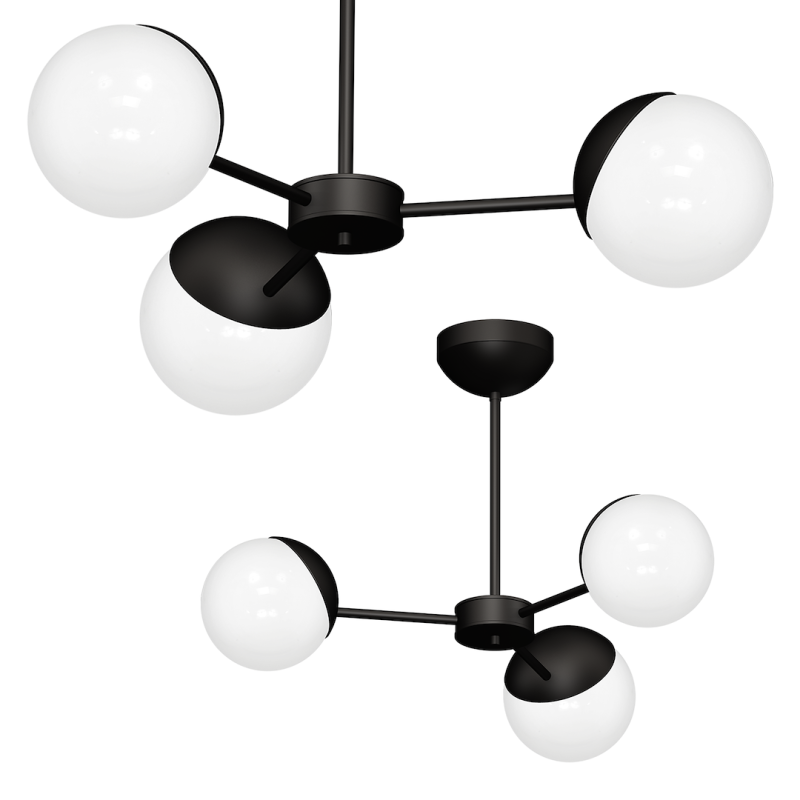 Żyrandol SFERA BLACK 3xE14 Żyrandol SFERA BLACK 3xE14