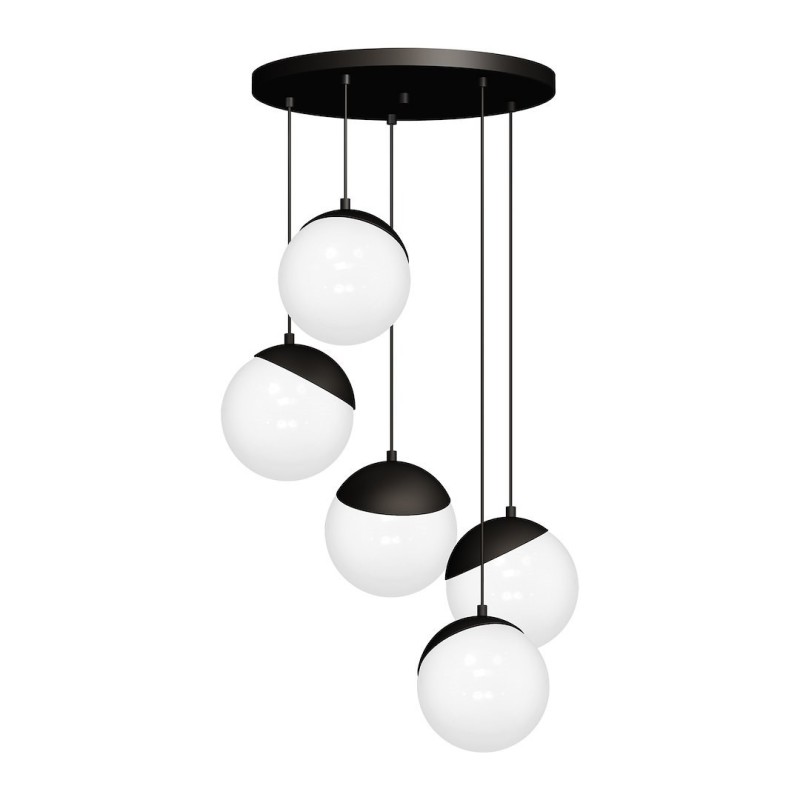 Lampa wisząca SFERA BLACK 5xE14 Lampa wisząca SFERA BLACK 5xE14