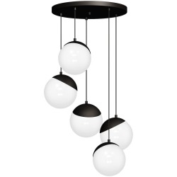 Lampa wisząca SFERA BLACK 5xE14 Lampa wisząca SFERA BLACK 5xE14