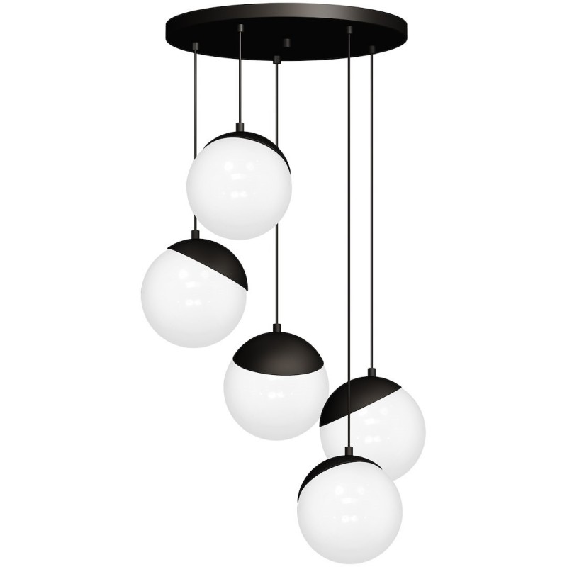 Lampa wisząca SFERA BLACK 5xE14 Lampa wisząca SFERA BLACK 5xE14
