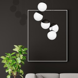 Lampa wisząca SFERA BLACK 5xE14 Lampa wisząca SFERA BLACK 5xE14