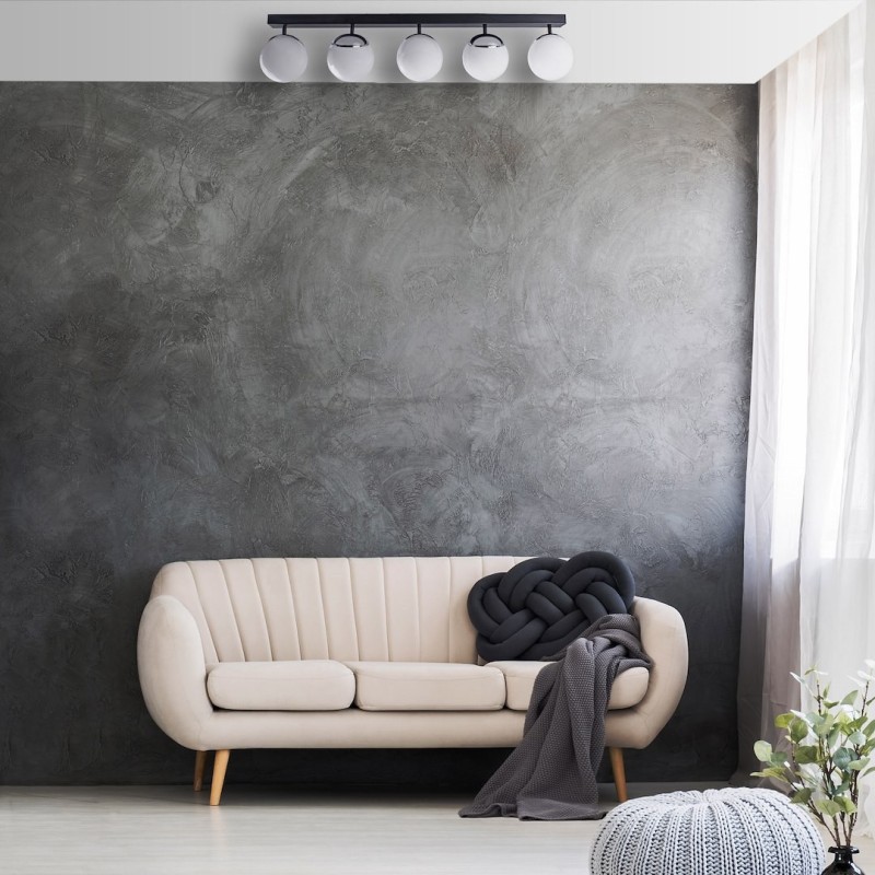 SFERA BLACK/CHROME Ceiling Lamp 5xE14 SFERA BLACK/CHROME Ceiling Lamp 5xE14