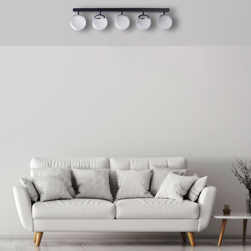 SFERA BLACK/CHROME Ceiling Lamp 5xE14 SFERA BLACK/CHROME Ceiling Lamp 5xE14