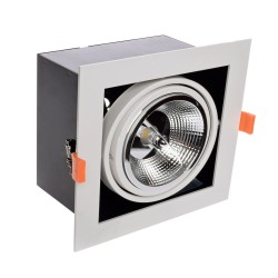 Montura Empotrada Plaza 1xGU10 AR111 Blanco Montura Empotrada Plaza 1xGU10 AR111 Blanco