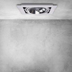Recessed Fixture Plaza 1xGU10 AR111 White Recessed Fixture Plaza 1xGU10 AR111 White