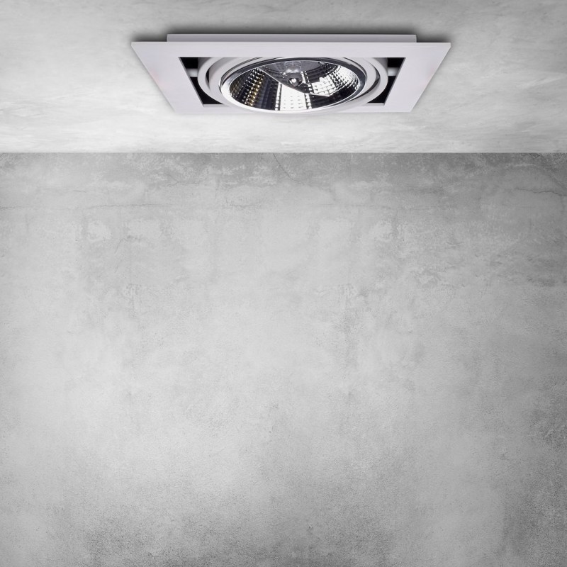 Recessed Fixture Plaza 1xGU10 AR111 White Recessed Fixture Plaza 1xGU10 AR111 White