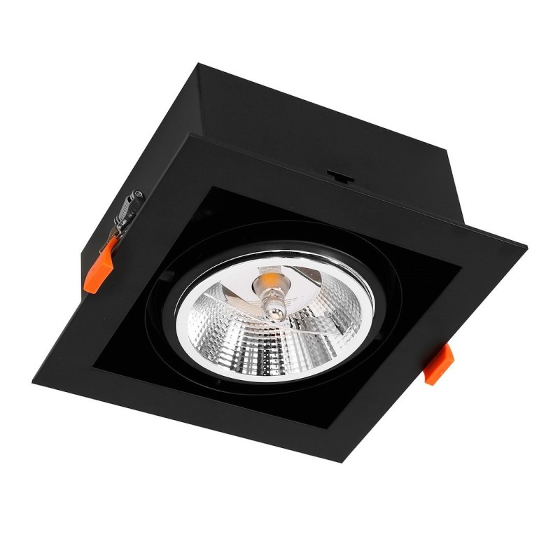 Oprawa Podtynkowa Plaza 1xGU10 AR111 Czarny Oprawa Podtynkowa Plaza 1xGU10 AR111 Czarny