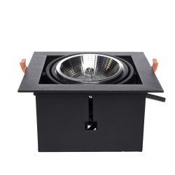 Oprawa Podtynkowa Plaza 1xGU10 AR111 Czarny Oprawa Podtynkowa Plaza 1xGU10 AR111 Czarny