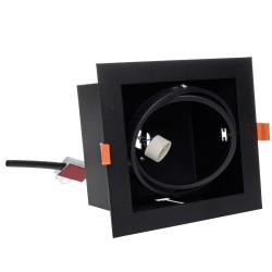 Unterputzrahmen Plaza 1xGU10 AR111 Schwarz Unterputzrahmen Plaza 1xGU10 AR111 Schwarz