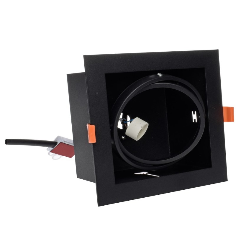 Unterputzrahmen Plaza 1xGU10 AR111 Schwarz Unterputzrahmen Plaza 1xGU10 AR111 Schwarz