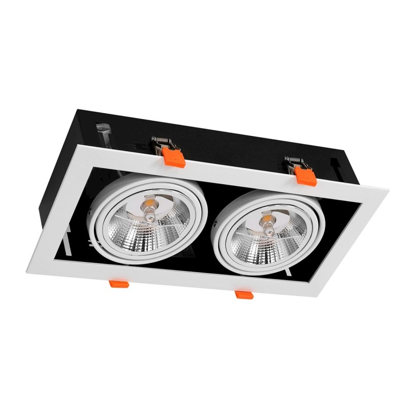 Recessed Fixture Plaza 2xGU10 AR111 White Recessed Fixture Plaza 2xGU10 AR111 White