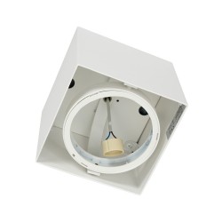 Carcasa Superficial Plaza 1xGU10 AR111 Blanco Carcasa Superficial Plaza 1xGU10 AR111 Blanco