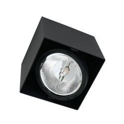 Oprawa Natynkowa Plaza 1xGU10 AR111 Czarny Oprawa Natynkowa Plaza 1xGU10 AR111 Czarny
