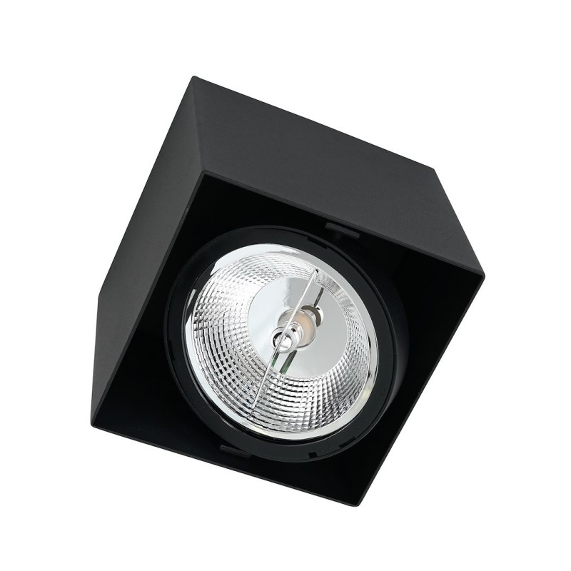 Oprawa Natynkowa Plaza 1xGU10 AR111 Czarny Oprawa Natynkowa Plaza 1xGU10 AR111 Czarny