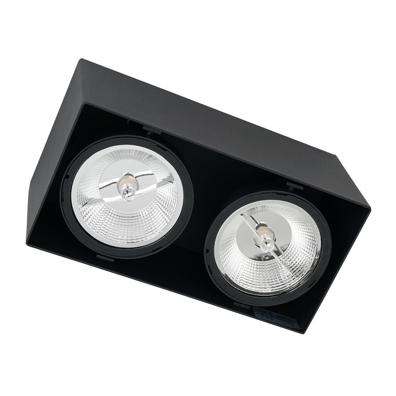 Surface Mounted Fixture Plaza 2xGU10 AR111 Black Surface Mounted Fixture Plaza 2xGU10 AR111 Black