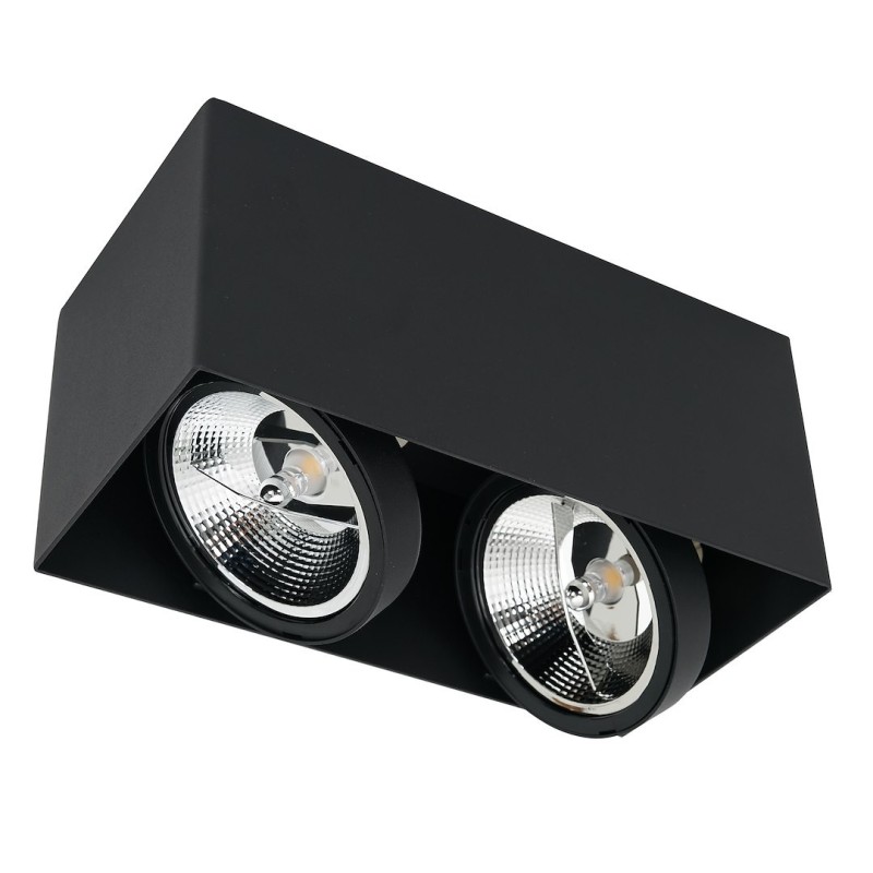 Surface Mounted Fixture Plaza 2xGU10 AR111 Black Surface Mounted Fixture Plaza 2xGU10 AR111 Black