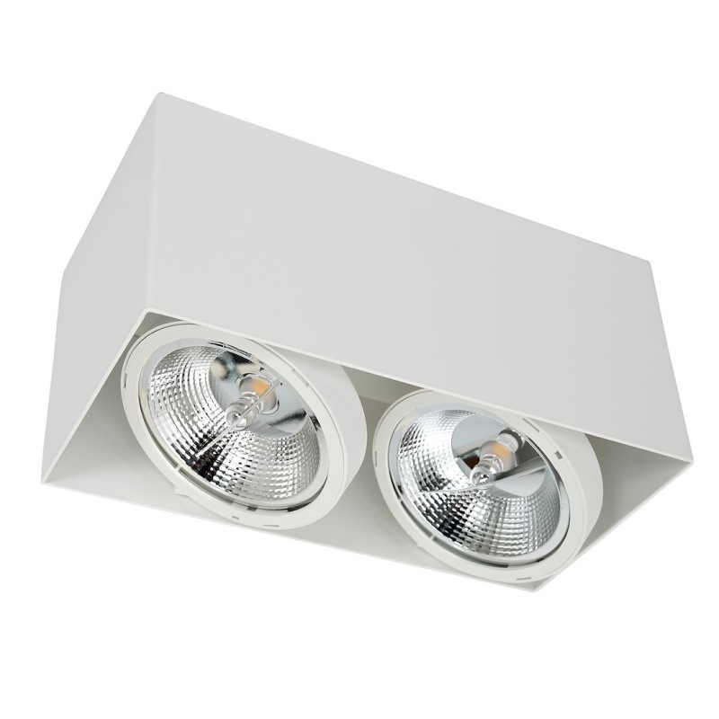 Surface Mounted Fixture Plaza 2xGU10 AR111 White Surface Mounted Fixture Plaza 2xGU10 AR111 White