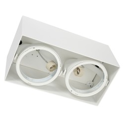 Surface Mounted Fixture Plaza 2xGU10 AR111 White Surface Mounted Fixture Plaza 2xGU10 AR111 White