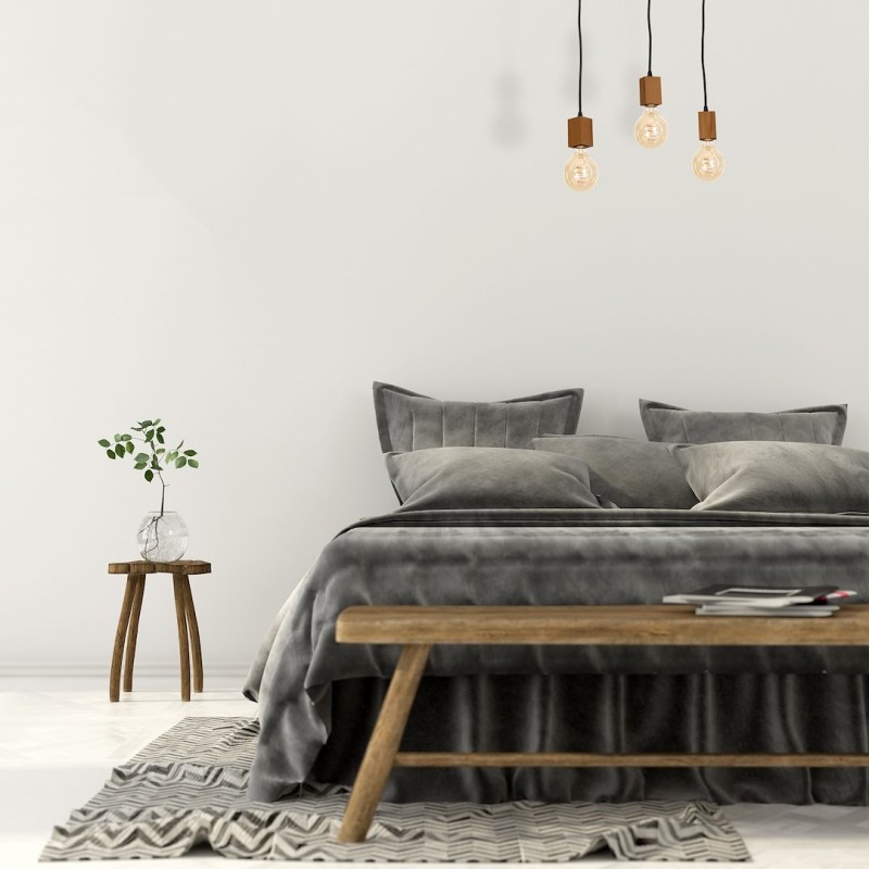 Lampa Wisząca JACK 3xE27 Dąb Lampa Wisząca JACK 3xE27 Dąb