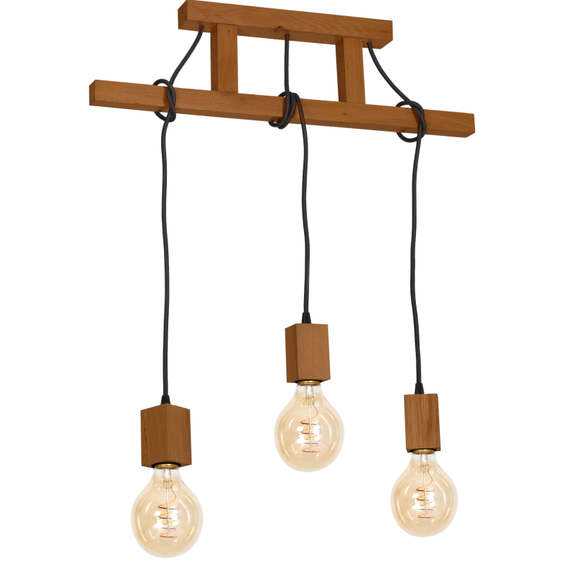 Lampa Wisząca JACK 3xE27 Dąb Lampa Wisząca JACK 3xE27 Dąb