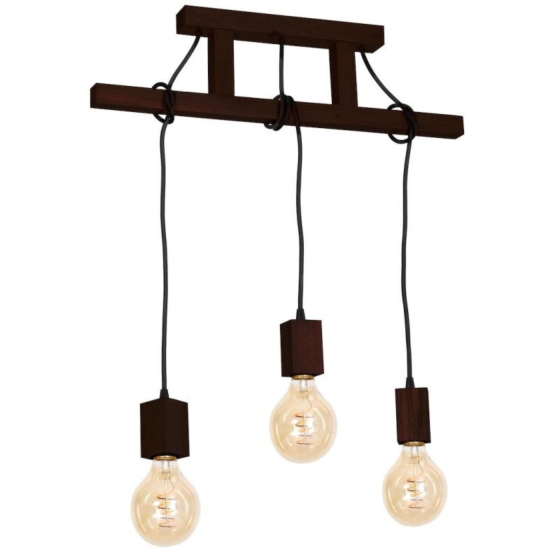 Lampa Wisząca JACK 3xE27 Orzech Lampa Wisząca JACK 3xE27 Orzech
