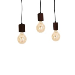 Lampa Wisząca JACK 3xE27 Orzech Lampa Wisząca JACK 3xE27 Orzech
