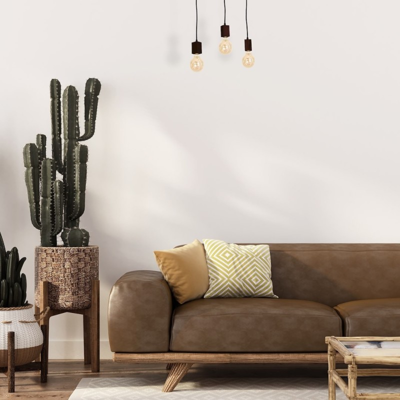 Lampa Wisząca JACK 3xE27 Orzech Lampa Wisząca JACK 3xE27 Orzech