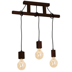 Lampa Wisząca JACK 3xE27 Orzech Lampa Wisząca JACK 3xE27 Orzech