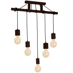 Hanging Lamp JACK 5xE27 Walnut Hanging Lamp JACK 5xE27 Walnut