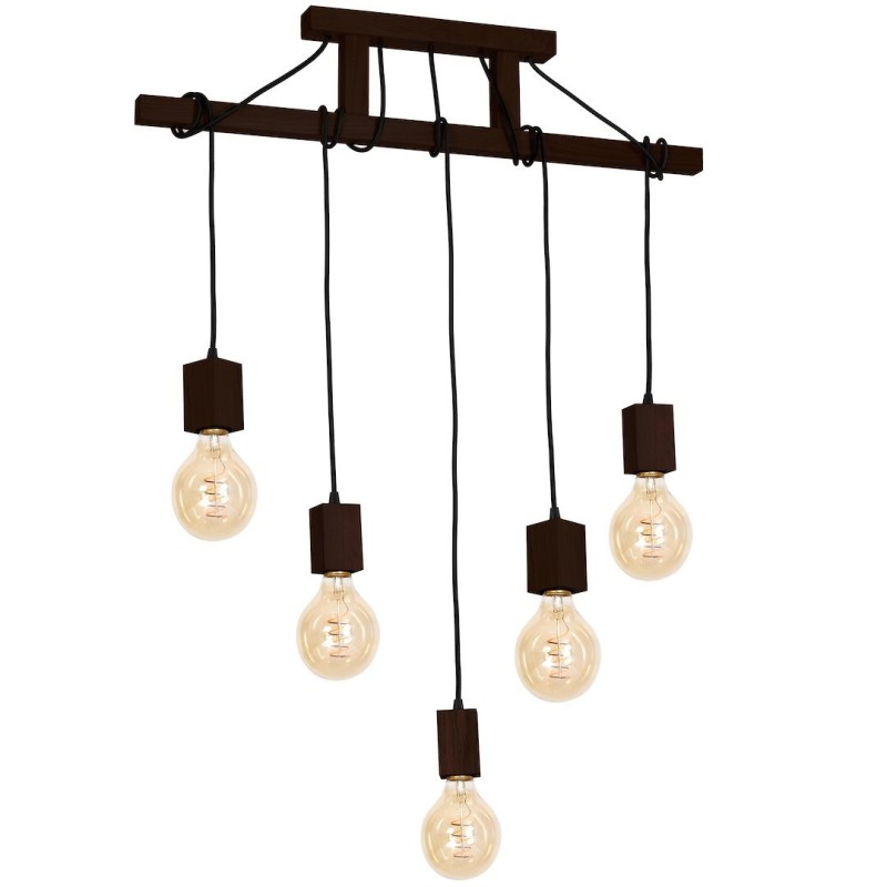 Lampa Wisząca JACK 5xE27 Orzech Lampa Wisząca JACK 5xE27 Orzech