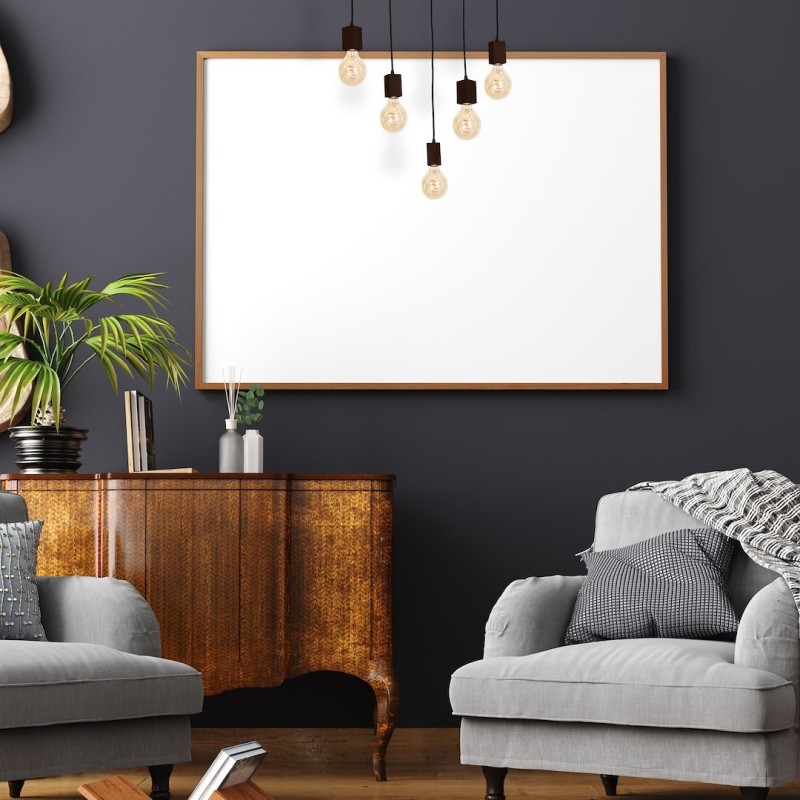 Lampa Wisząca JACK 5xE27 Orzech Lampa Wisząca JACK 5xE27 Orzech