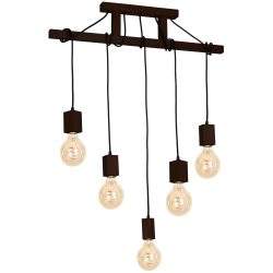 Hanging Lamp JACK 5xE27 Walnut Hanging Lamp JACK 5xE27 Walnut