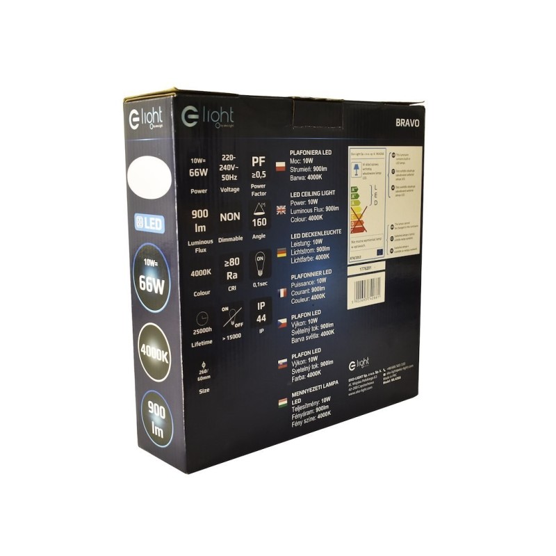 Plafon Bravo 10W LED Ø260 mm Plafon Bravo 10W LED Ø260 mm