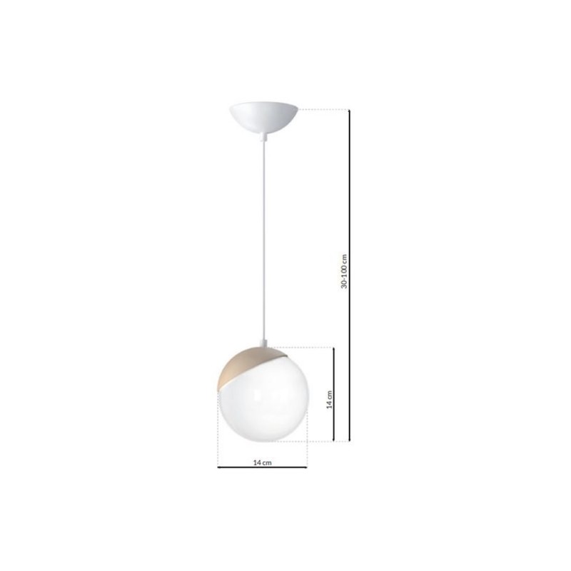 Lampa wisząca SFERA WOOD 1xE14 Lampa wisząca SFERA WOOD 1xE14