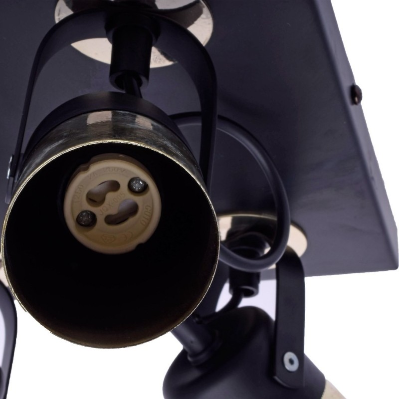 Lampa sufitowa WILSON BLACK 4xGU10 Lampa sufitowa WILSON BLACK 4xGU10